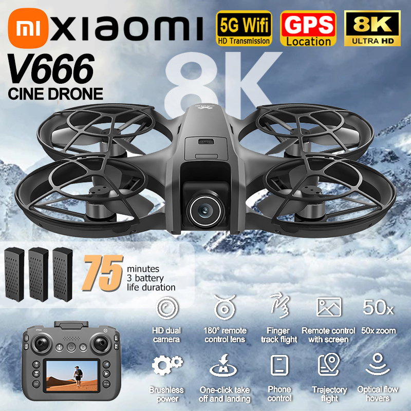 Drone Controller Screen - Xiaomi V666 Drone 8K Aerial HD
