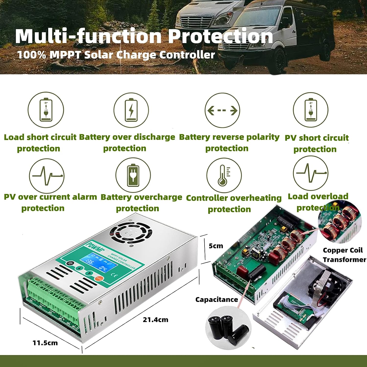 PowMr MPPT 60A Solar Charge Co – Drone Solar Charger recenzja i cena