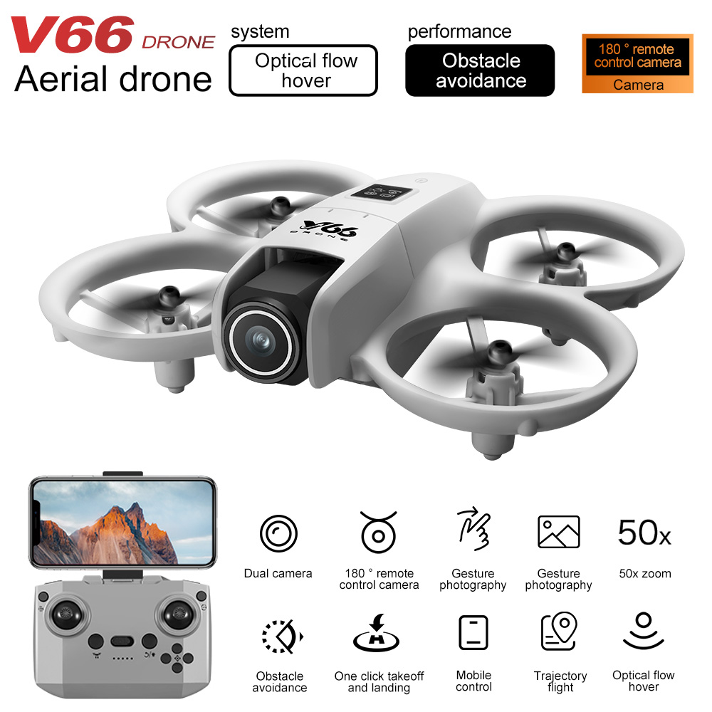 New V66 Mini Drone HD Camera 4 – Drone Controller Screen recenzja i cena