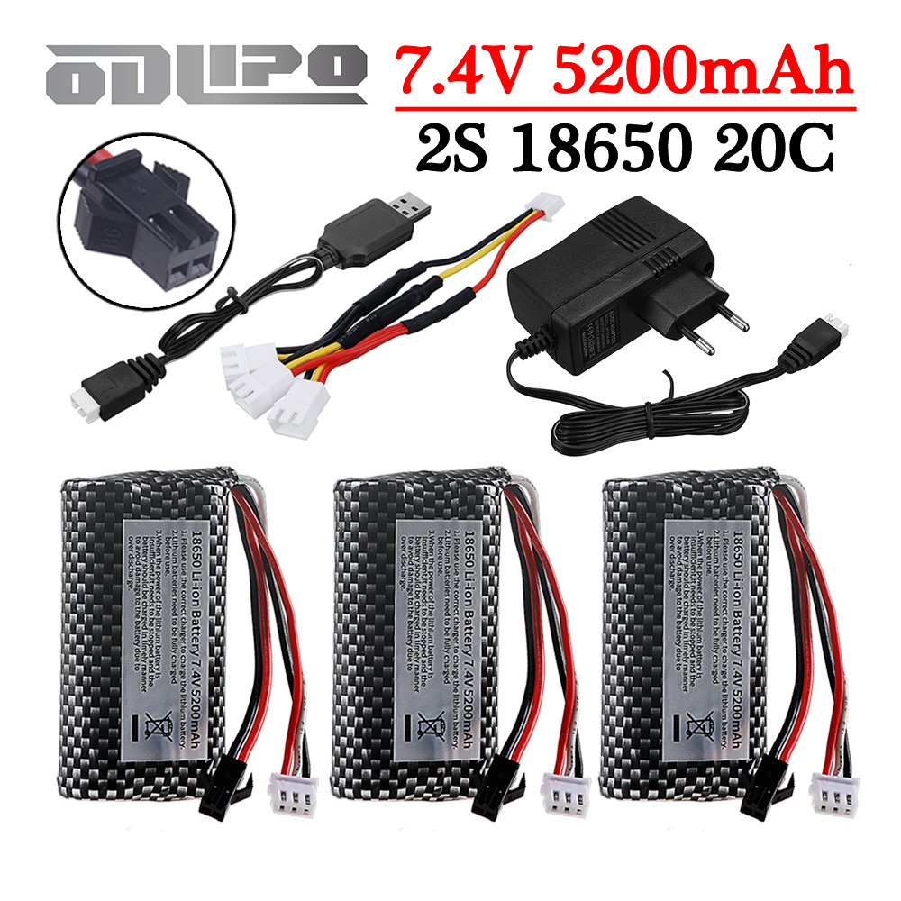 18650 7.4V 5200mAh Li-ion batt – Drone Battery Charger recenzja i cena