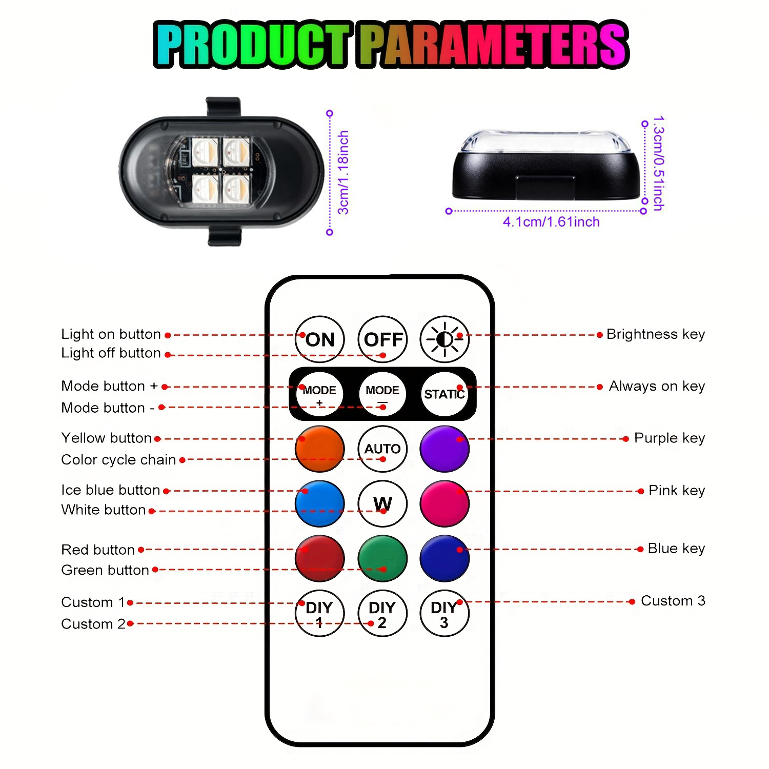 Upgraded 4LEDs Wireless LED St – Drone Beacon Light recenzja i cena