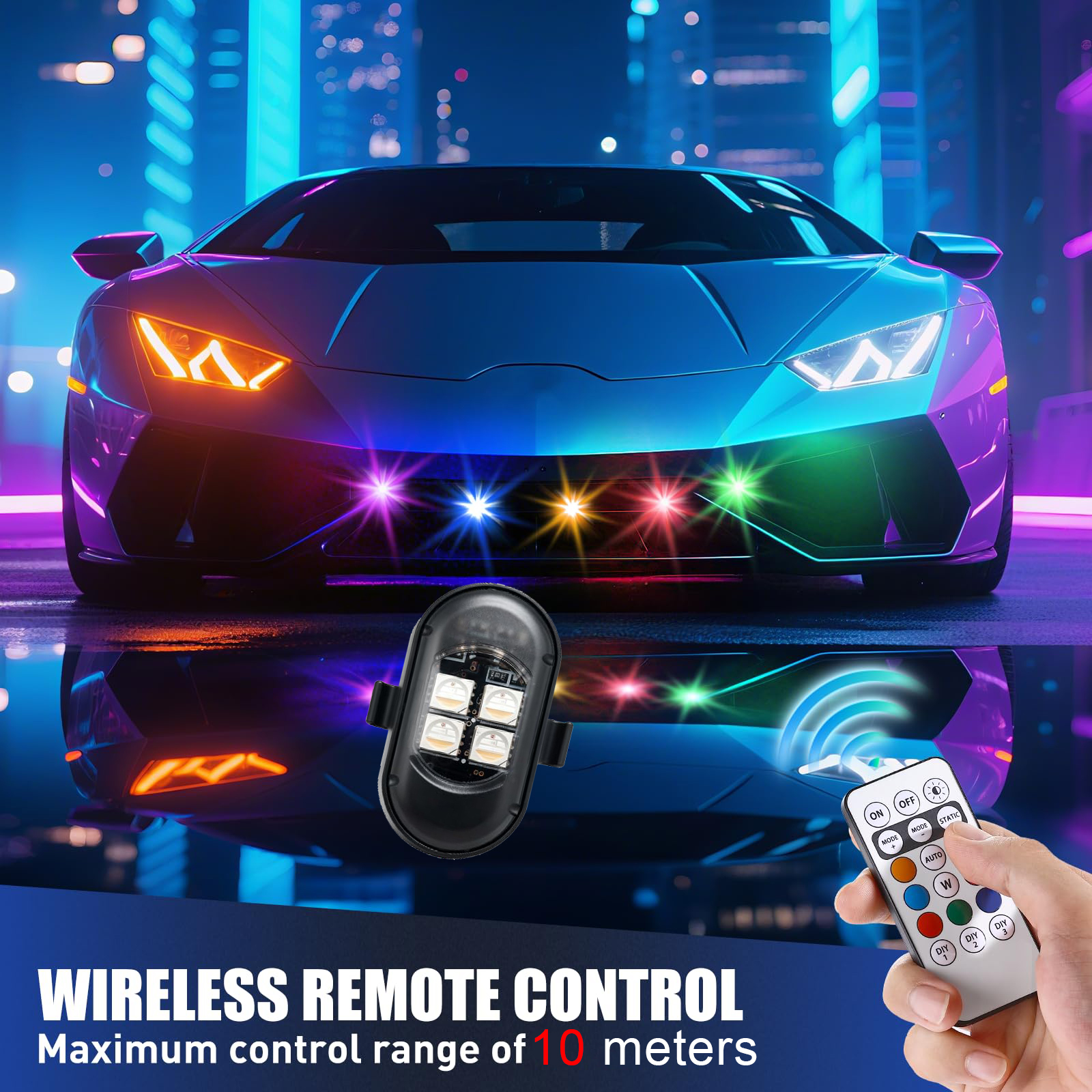 Upgraded 4LEDs Wireless LED St – Drone Beacon Light recenzja i cena