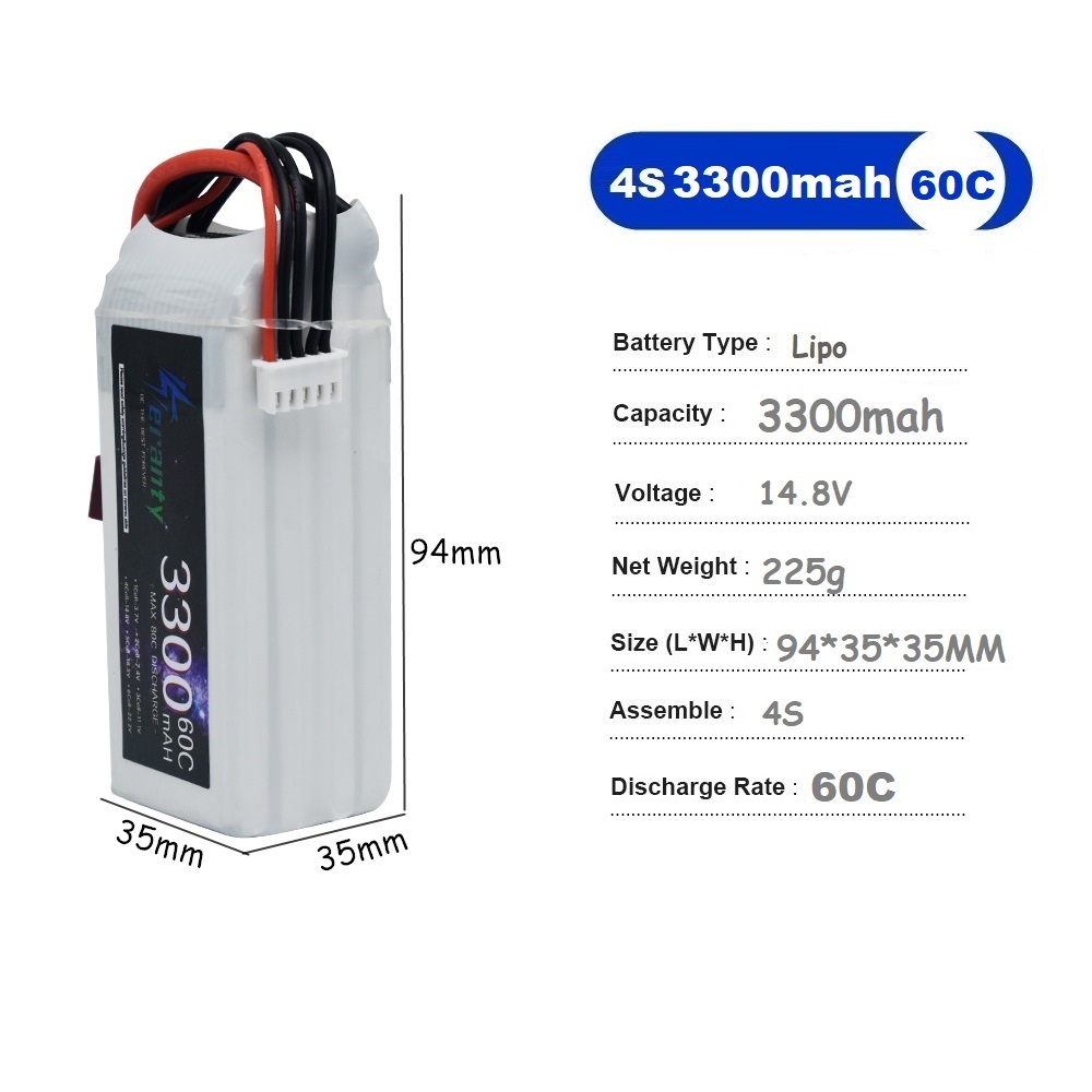 LiPo Rechargeable Battery 4S 3 – Drone Battery Adapter recenzja i cena