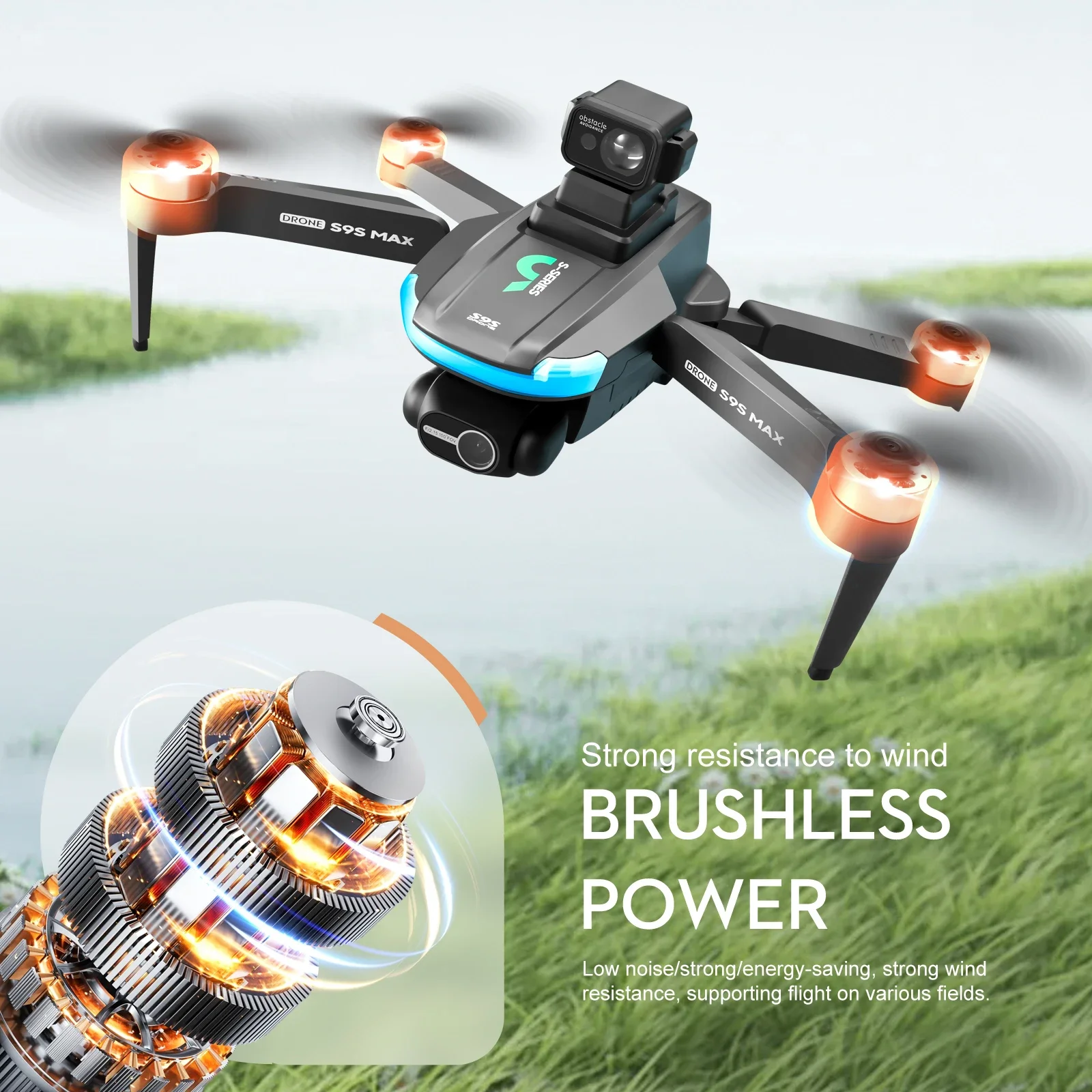 NEW S9S MAX MINI Drone 4K 2-Ax – Drone Controller Screen recenzja i cena