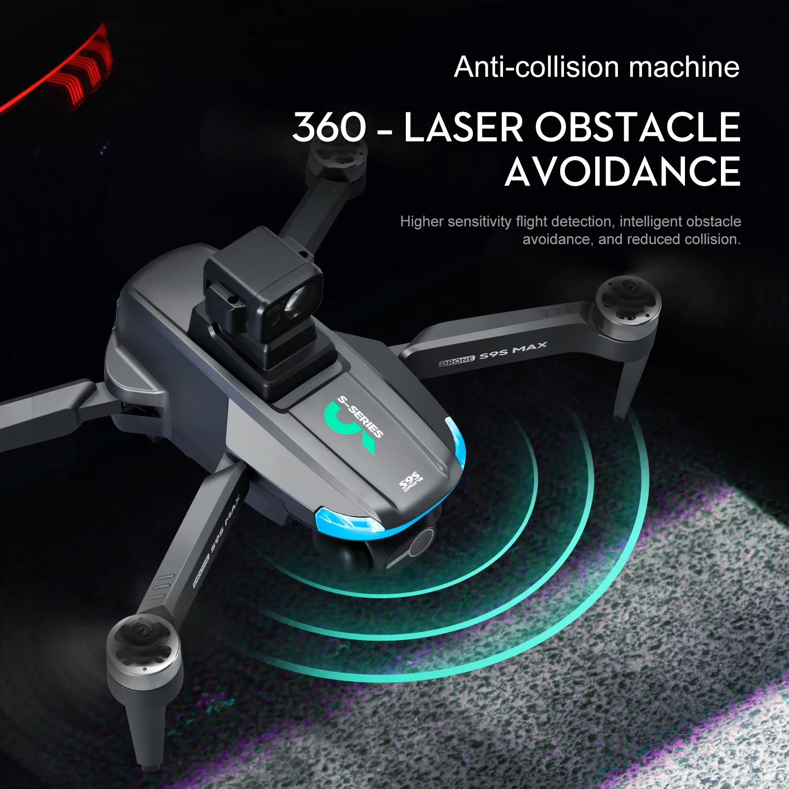 NEW S9S MAX MINI Drone 4K 2-Ax – Drone Controller Screen recenzja i cena