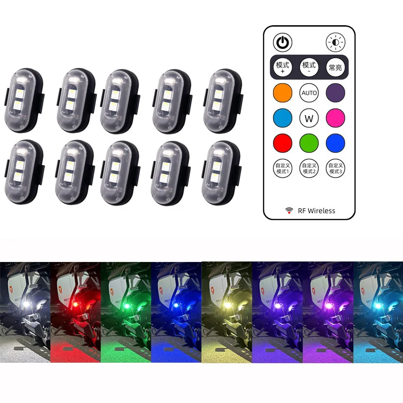 2/4/8Pcs Wireless Remote Contr – Drone Strobe Light recenzja i cena