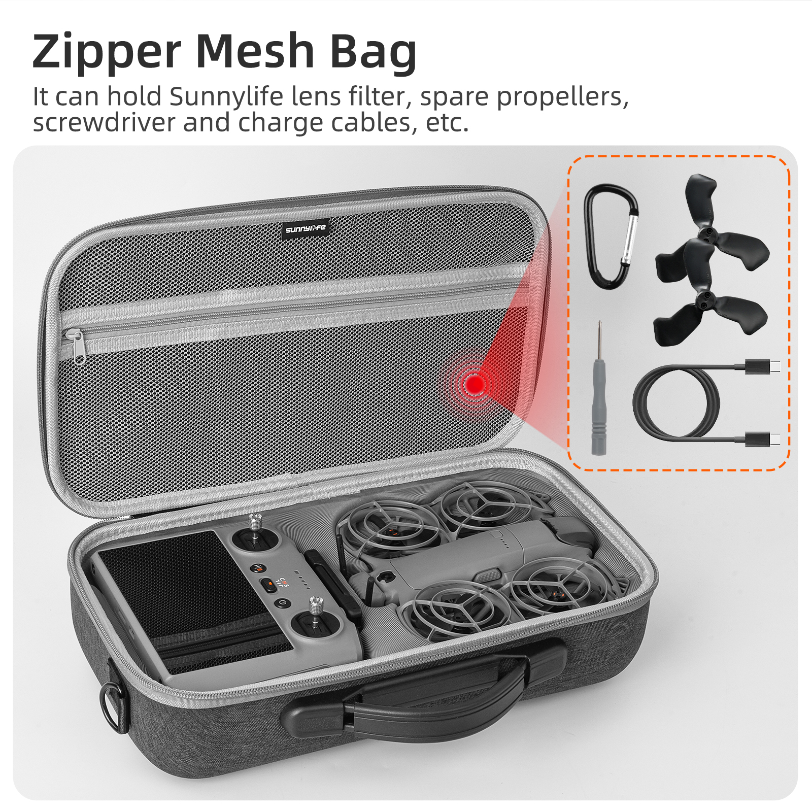 Portable Carrying Case For DJI – Drone Controller Hood recenzja i cena
