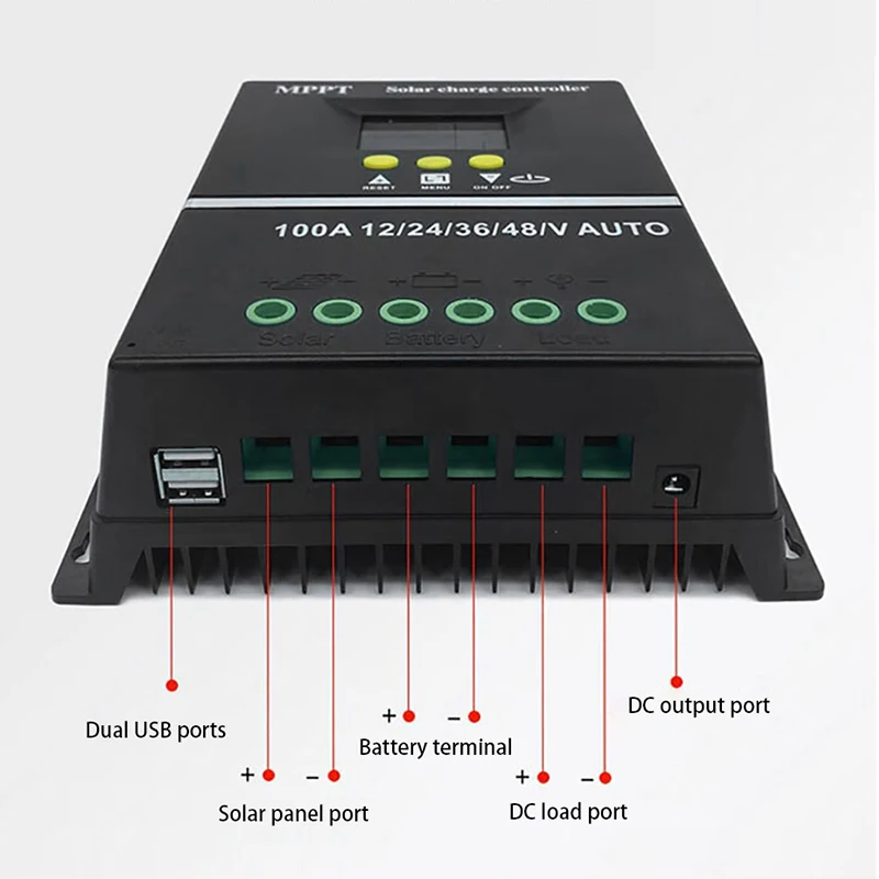 MPPT 60A 100A Solar Charge Con – Drone Solar Charger recenzja i cena