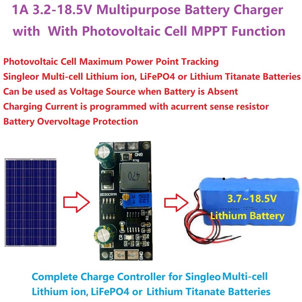 MPPT 1A LiPo Solar Charge Cont – Drone Solar Charger recenzja i cena