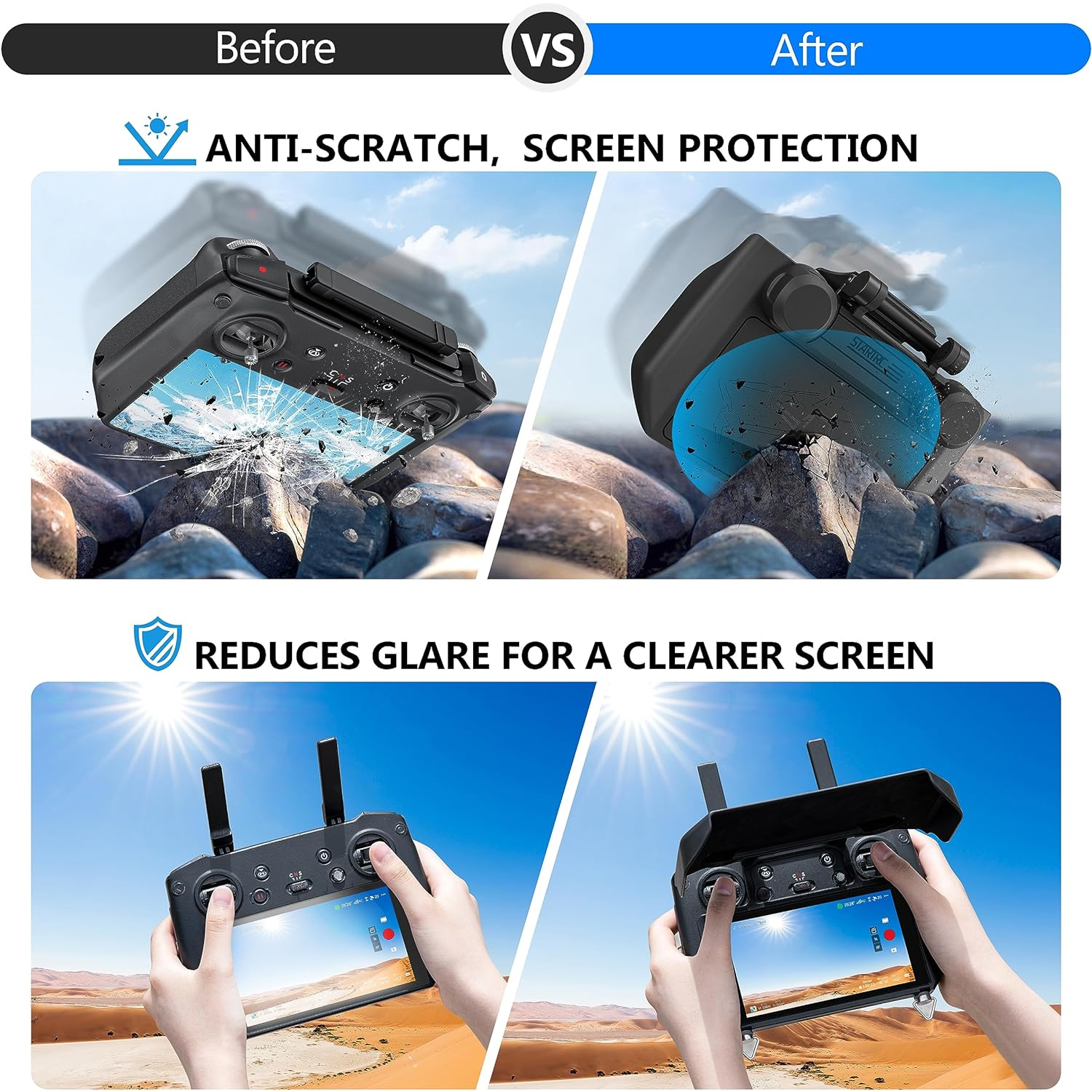 2-in-1 Sun Hood & Joystick Cov – Drone Sun Shade recenzja i cena
