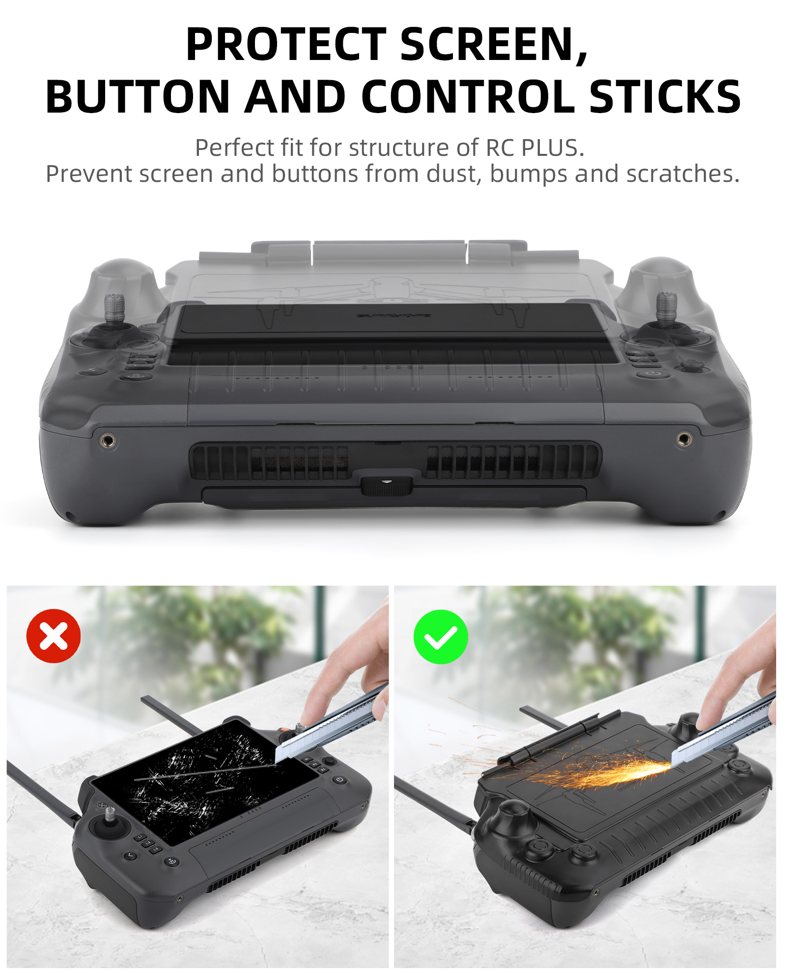 RC Plus Sun Hood Joystick Prot – Drone Sun Shade recenzja i cena
