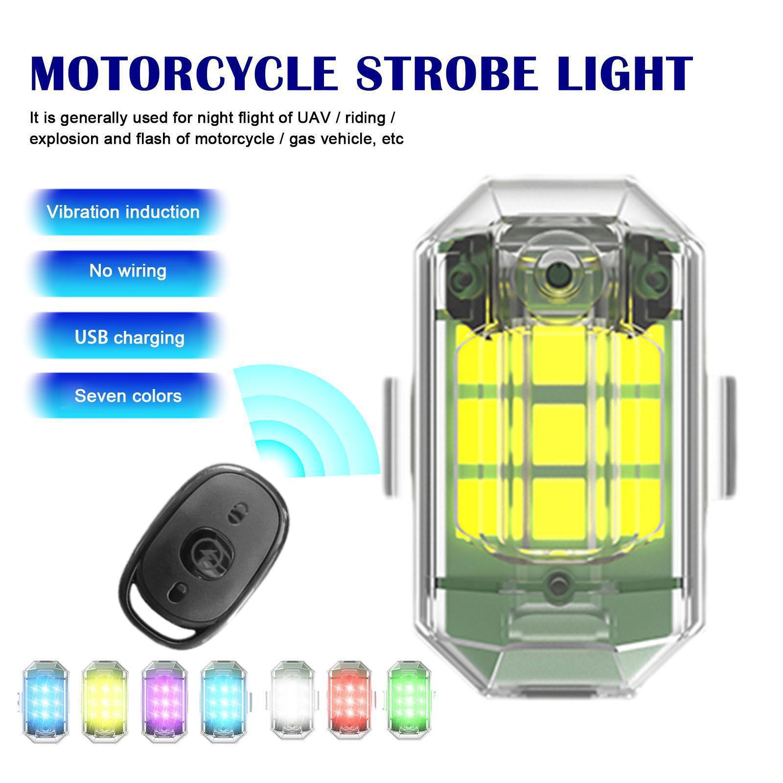1/2/4Pc Remote Motorcycle Ligh – Drone Strobe Light recenzja i cena