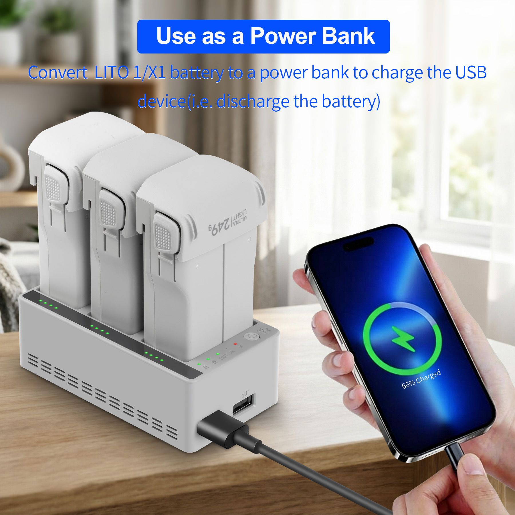 3-Way Battery Charger Butler F – Drone Charging Hub recenzja i cena