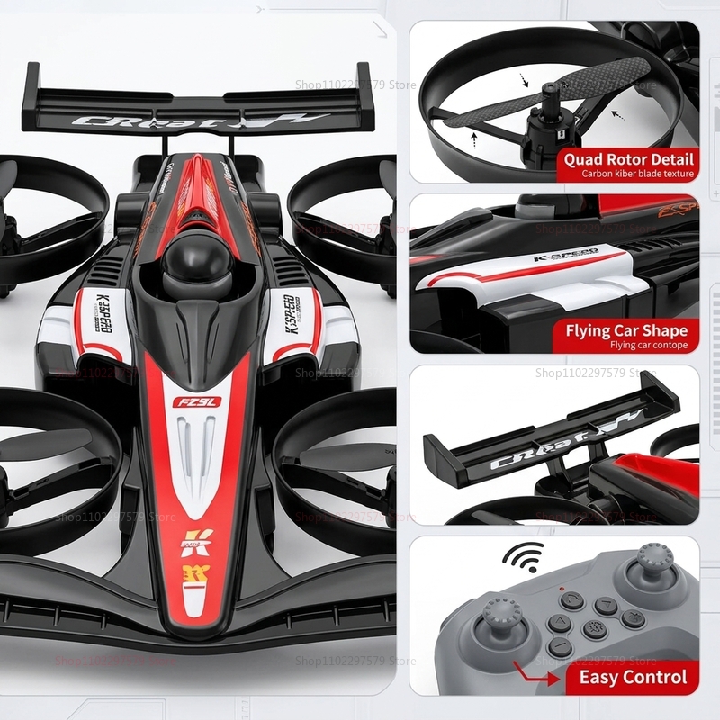 Mini RC Flying Car Transformab – Drone Control Stick recenzja i cena