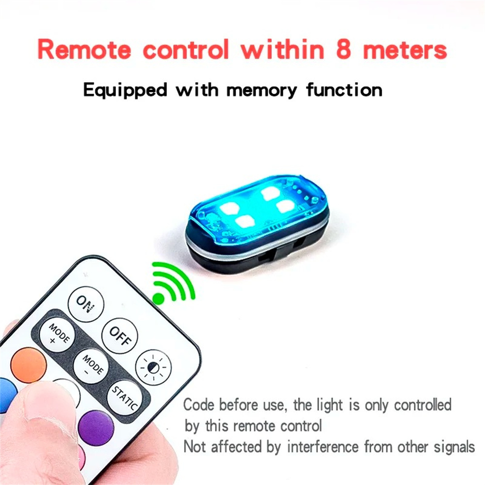 2/4/6pcs Wireless Remote Contr – Drone Strobe Light recenzja i cena