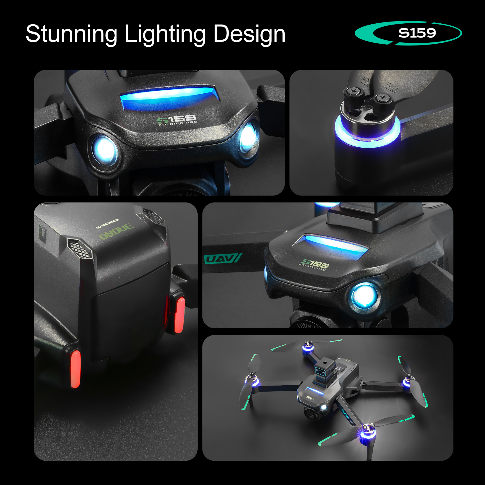 S159 GPS Drone 4K Profesional  – Drone Battery Adapter recenzja i cena